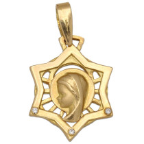 MEDALLA ORO VIRGEN NIÑA