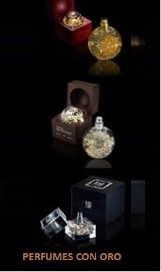 Perfumes con Oro